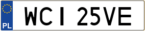 Truck License Plate